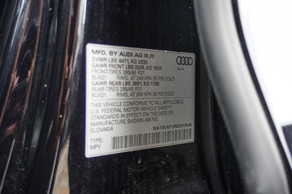 Used 2021 Audi Q8 Premium Plus w/ Premium Plus Package AWD/4WD image 48