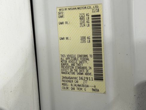 Used 2019 Nissan Maxima Platinum w/ Sport Mat Group FWD image 25