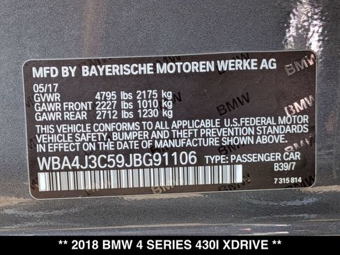 Used 2018 BMW 430i Gran Coupe xDrive AWD/4WD image 26