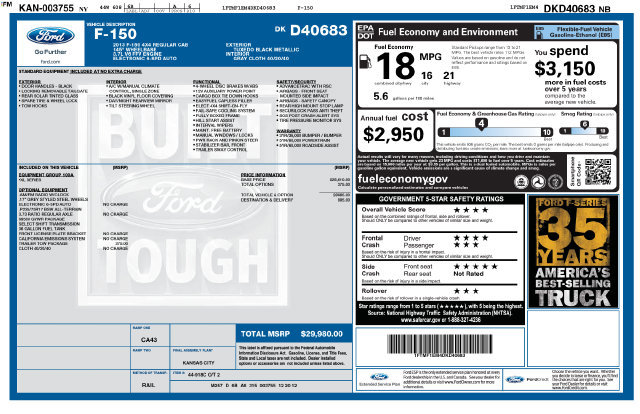 Used 2013 Ford F150 XL w/ Trailer Tow Pkg AWD/4WD image 2