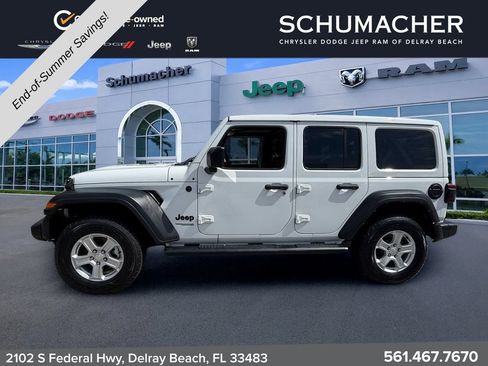 Used 2022 Jeep Wrangler Unlimited Sport w/ Sun And Sound Package AWD/4WD image 4