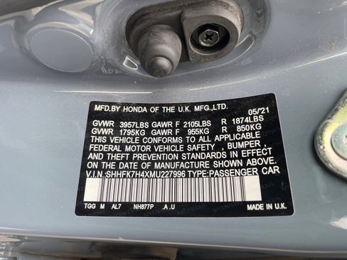 Used 2021 Honda Civic Sport image 34