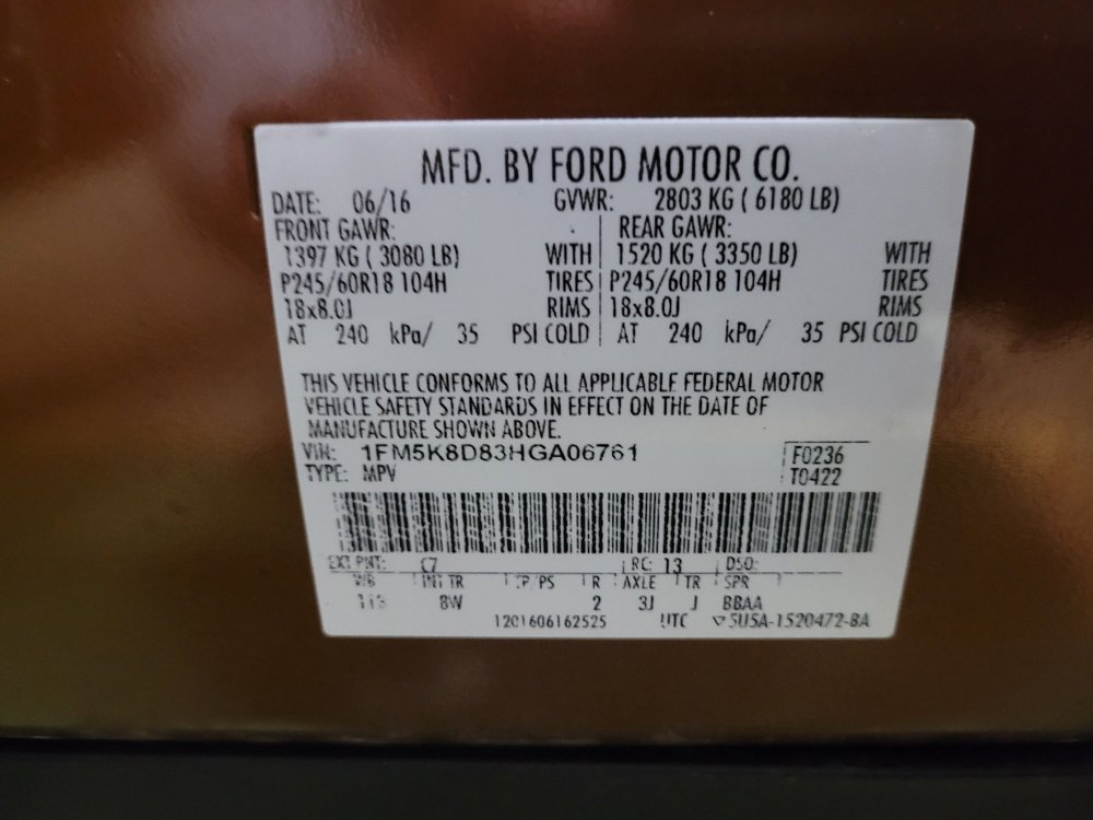 Used 2017 Ford Explorer XLT AWD/4WD image 33