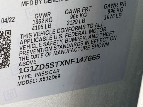 Used 2022 Chevrolet Malibu LT FWD image 22