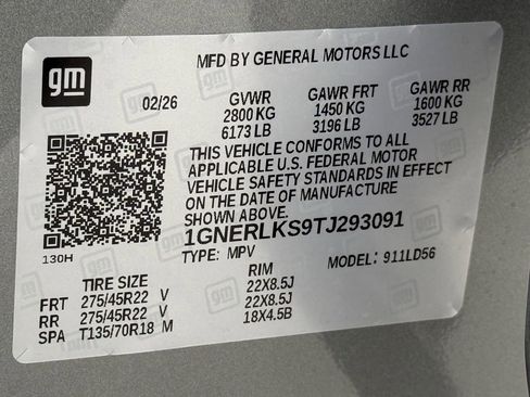 New 2026 Chevrolet Traverse RS image 23