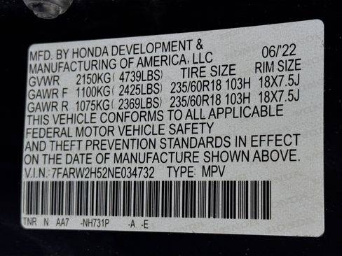 Certified 2022 Honda CR-V EX image 31
