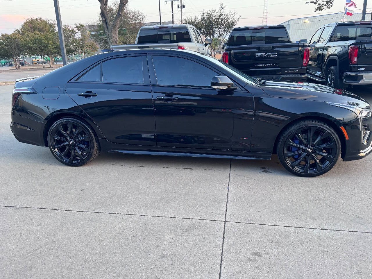 Used 2022 Cadillac CT4 V w/ LPO, ONYX Package AWD/4WD image 6
