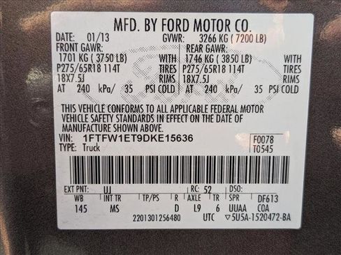 Used 2013 Ford F150 XLT w/ XLT Chrome Pkg image 20