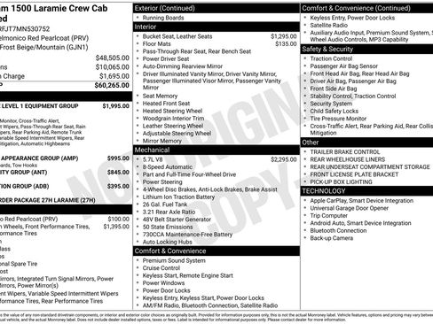 Used 2021 RAM 1500 Laramie AWD/4WD image 36