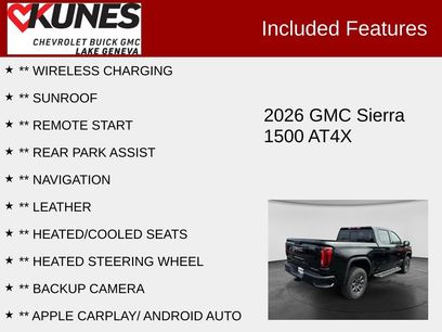 New 2026 GMC Sierra 1500 AT4X