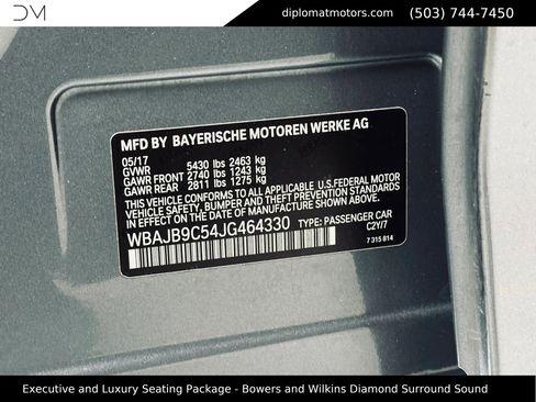 Used 2018 BMW M550i xDrive w/ Driving Assistance Package AWD/4WD image 51