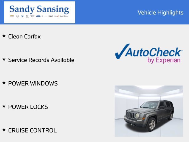 Used 2012 Jeep Patriot Sport w/ PWR Value Group FWD image 8