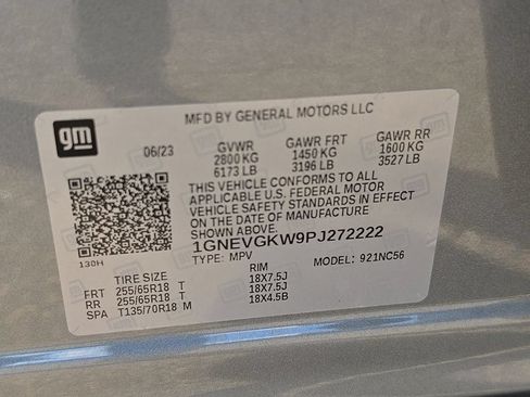 Used 2023 Chevrolet Traverse LT w/ LPO, Floor Liner Package AWD/4WD image 34