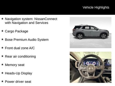 Used 2025 Nissan Pathfinder Platinum w/ Cargo Package AWD/4WD image 16