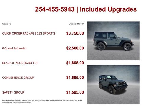 New 2026 Jeep Wrangler Sport S image 19