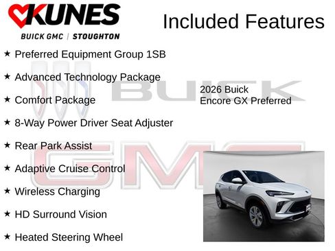 New 2026 Buick Encore GX Preferred w/ Advanced Technology Package AWD/4WD image 2