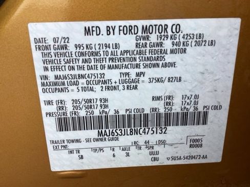 Used 2022 Ford EcoSport SES w/ Interior Protection Package AWD/4WD image 34
