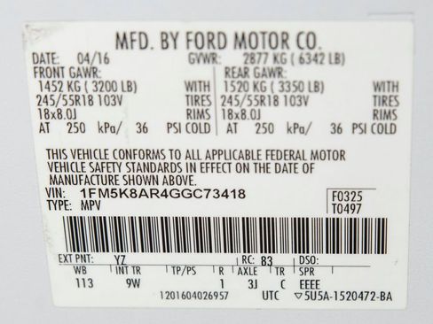 Used 2016 Ford Explorer 4WD Police Interceptor image 26