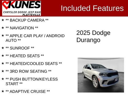 Used 2025 Dodge Durango R/T AWD/4WD image 2
