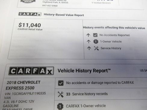 Used 2018 Chevrolet Express 2500 w/ Driver Convenience Package image 30