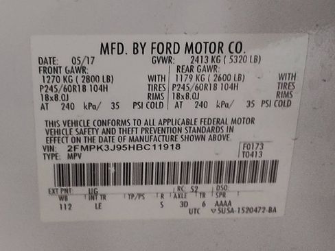 Used 2017 Ford Edge SEL w/ Equipment Group 201A image 33