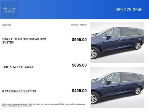 Used 2018 Chrysler Pacifica Touring Plus w/ Tire & Wheel Group FWD image 4