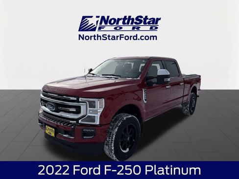 Used 2022 Ford F250 Platinum w/ Snow Plow Prep Package image 1
