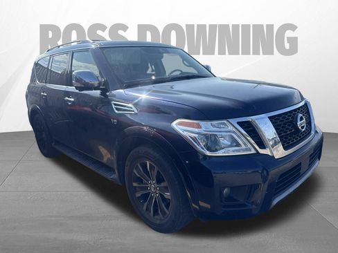 Used 2019 Nissan Armada Platinum w/ Captain's Chairs Package RWD image 3