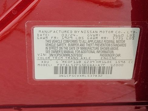 Used 2024 Nissan Kicks SV FWD image 17