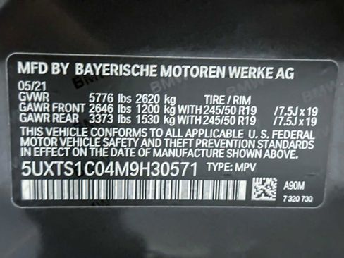 Used 2021 BMW X3 xDrive30e w/ Convenience Package image 30