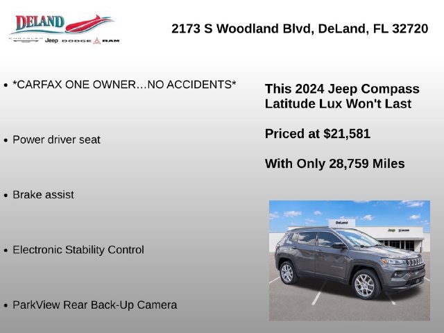 Used 2024 Jeep Compass Latitude AWD/4WD image 7