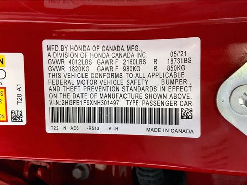 Used 2022 Honda Civic Touring image 36