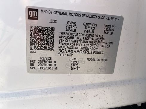 Used 2024 Chevrolet Equinox LS w/ LS Convenience Package image 9