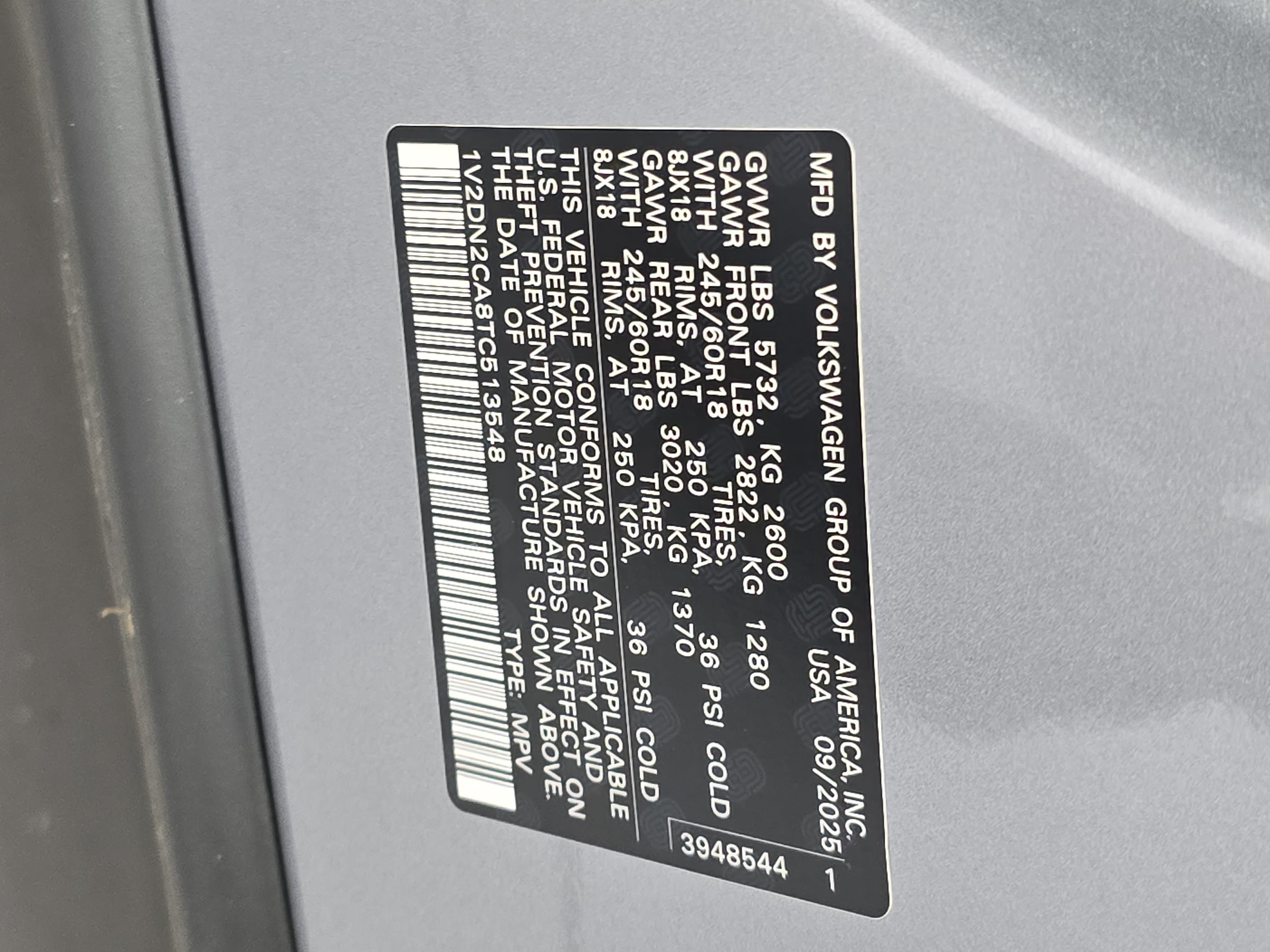 Used 2026 Volkswagen Atlas SE FWD image 35