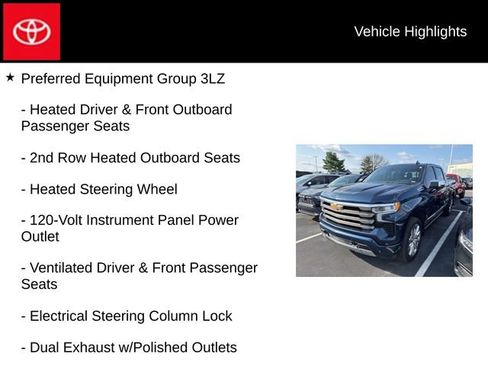 Used 2022 Chevrolet Silverado 1500 High Country w/ Technology Package image 17