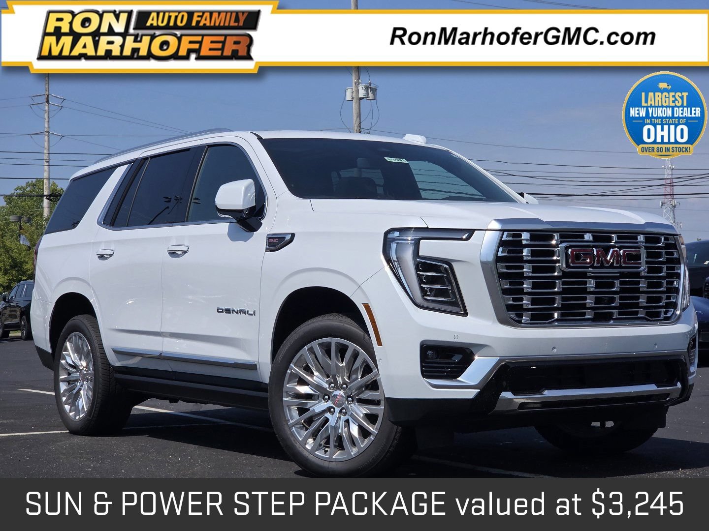 New 2026 GMC Yukon Denali w/ Sun & Power Step Package AWD/4WD 360° Tour