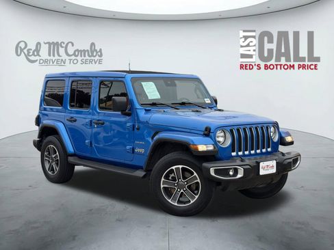 Used 2023 Jeep Wrangler Sahara w/ Safety Group image 1