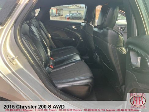 Used 2015 Chrysler 200 S w/ Navigation & Sound Group I AWD/4WD image 12