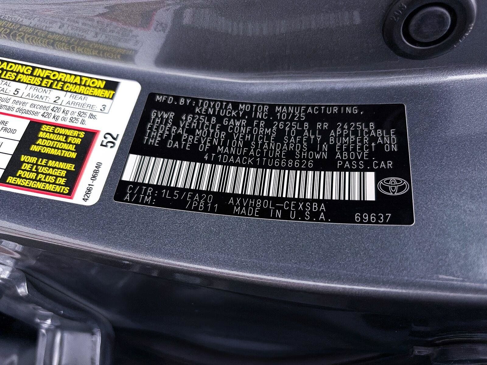 Used 2026 Toyota Camry SE w/ Convenience Package FWD image 37