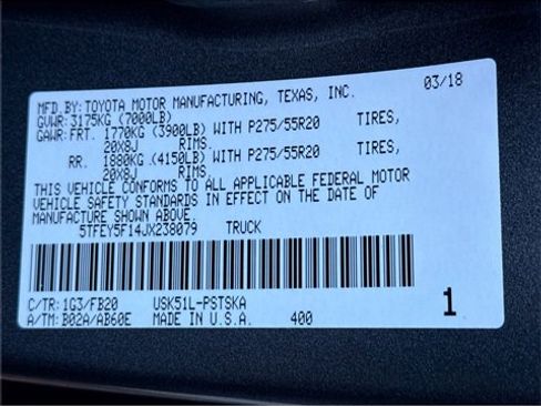 Used 2018 Toyota Tundra SR5 image 25