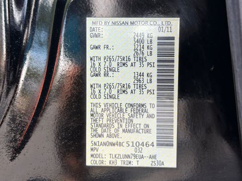 Used 2011 Nissan Xterra PRO-4X w/ Pro-4x Leather Pkg AWD/4WD image 27
