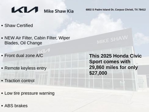 Used 2025 Honda Civic FWD Hybrid Sedan image 3