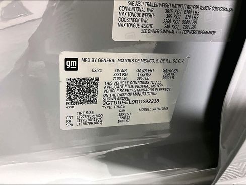 Certified 2024 GMC Sierra 1500 AT4X AWD/4WD image 36