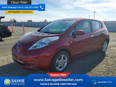 Used 2012 Nissan Leaf SL image 1