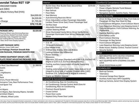 Certified 2022 Chevrolet Tahoe RST w/ Luxury Package AWD/4WD image 15