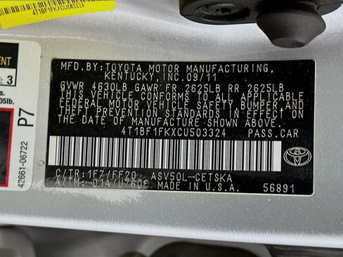 Used 2012 Toyota Camry SE w/ Convenience Pkg FWD image 12