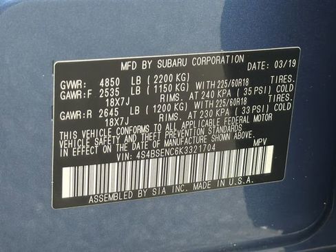 Used 2019 Subaru Outback 3.6R Limited w/ Popular Package #2 AWD/4WD image 35