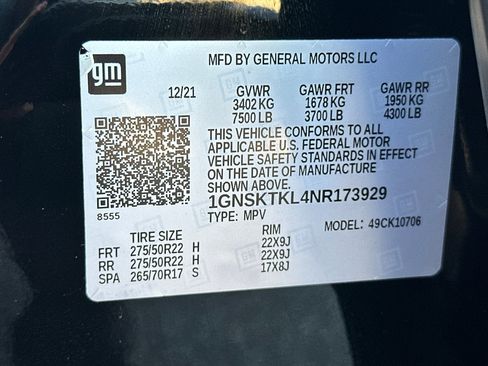 Used 2022 Chevrolet Tahoe High Country image 30