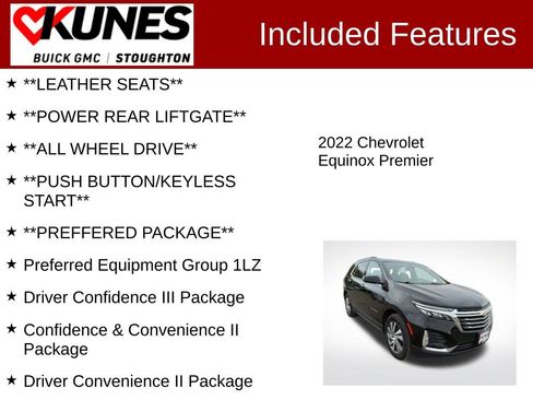 Used 2022 Chevrolet Equinox Premier AWD/4WD image 3