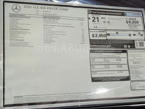 New 2026 Mercedes-Benz GLE 450 4MATIC Coupe image 21